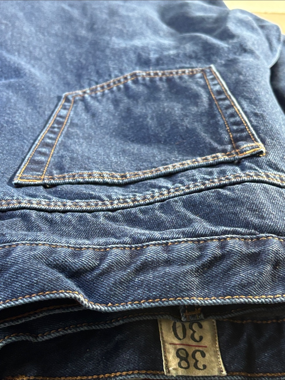 Red Head Men's Lined Blue Jeans - Relaxed Fit 38x30 - Picture 7 of 10